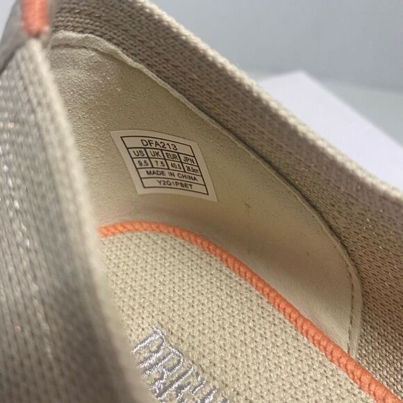 DREAM PAIRS Women’s Flats Slip On Gold Shoes Pointed Toe Size 9.5 New With Tags - Picture 3 of 10